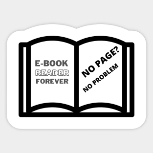 Historical ebook reader Sticker